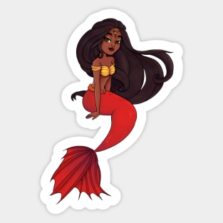 Indian Mermaid Sticker